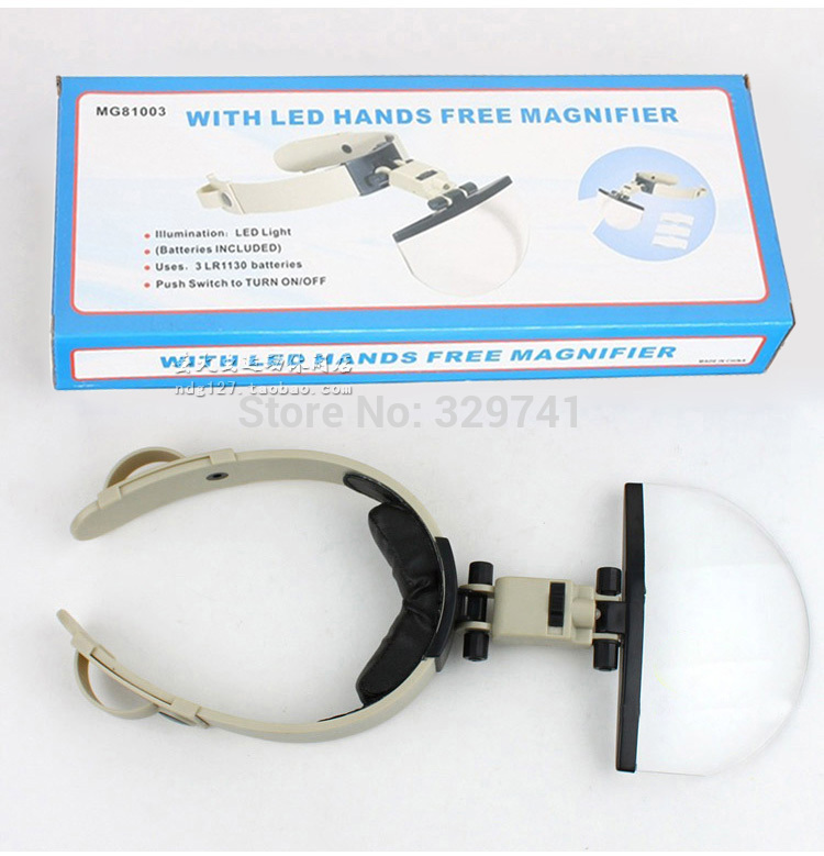    ð    Ӵ    LED Ƽ /Multi power LED Helmet Illuminated Magnifier Watchmaker Instrument Magnifier Eyelash Extension Hea